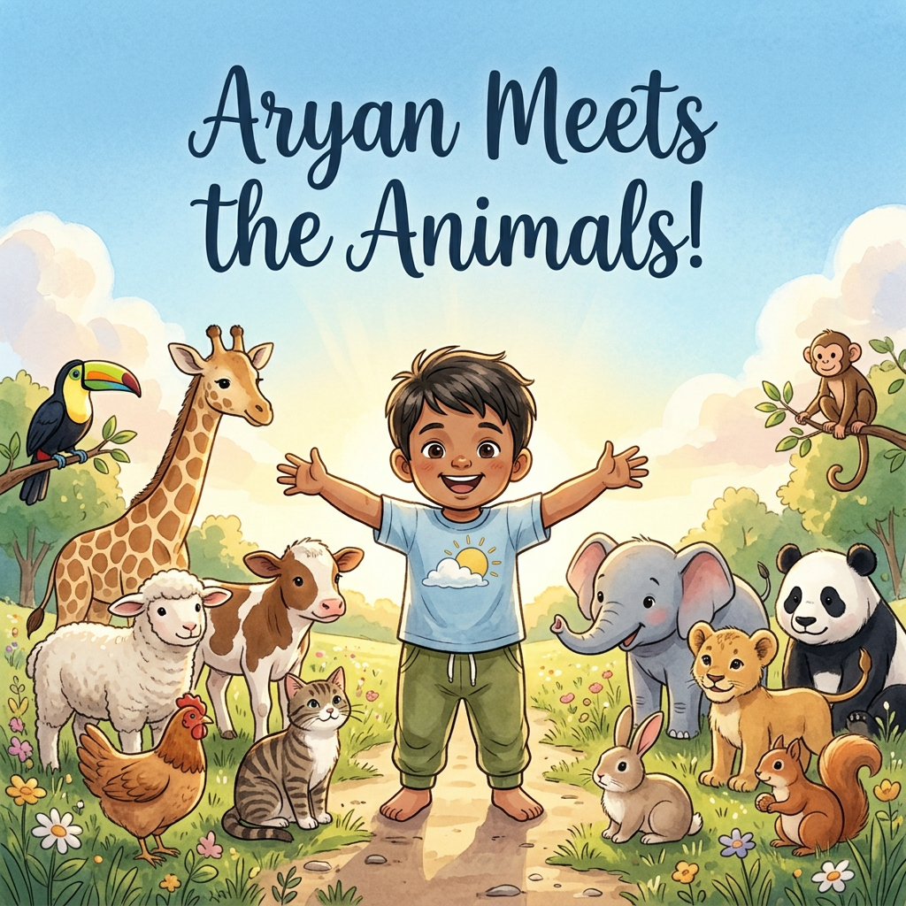 Aryan Meets the Animals! cover